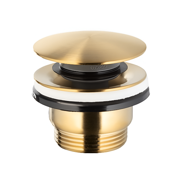 Клапан донный KFA Armatura 1 1/4" для раковины Золотой матовый (660-320-31)