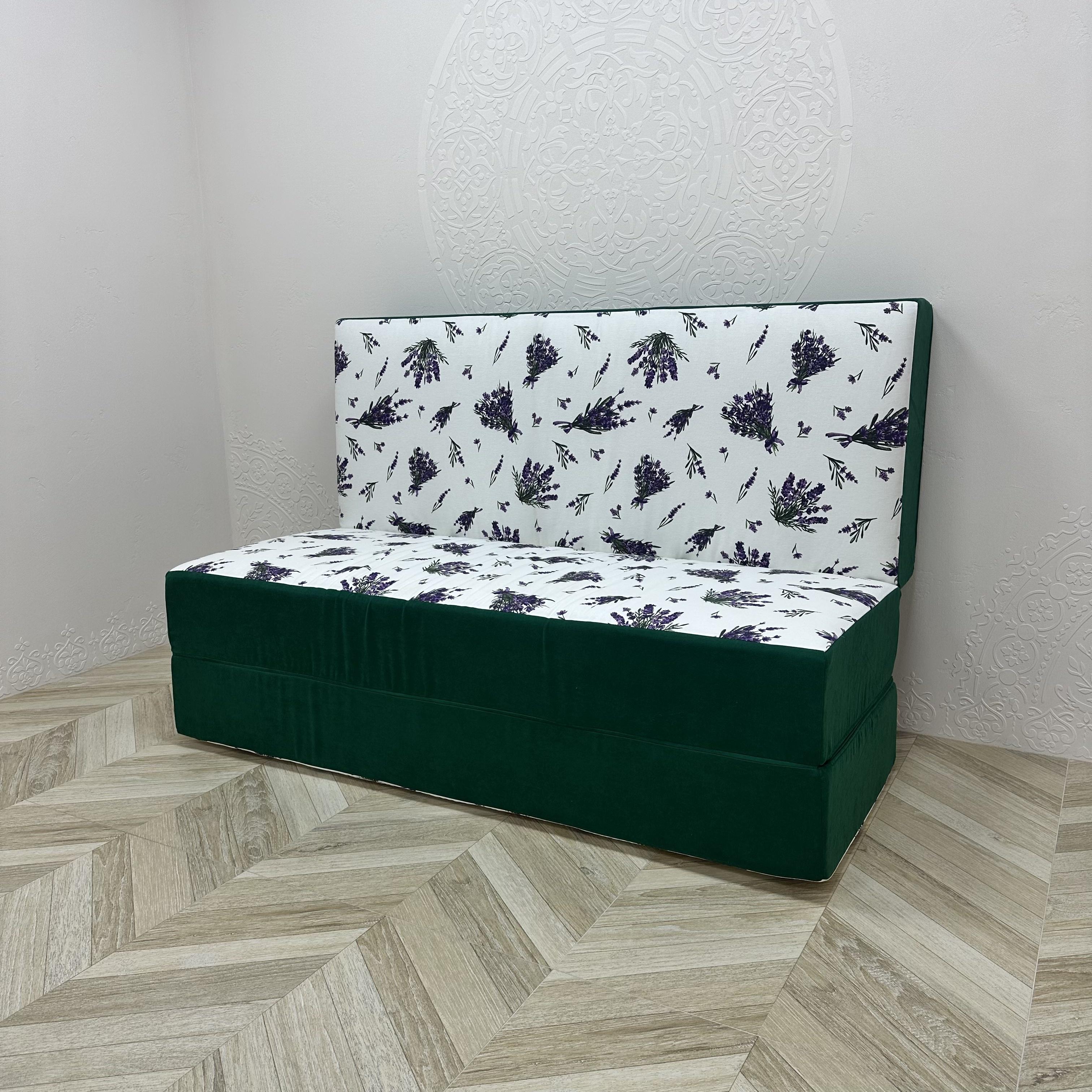 Матрац-трансформер Comfort Home maxi Provence lavender XL розкладний панама 200х120х20 см