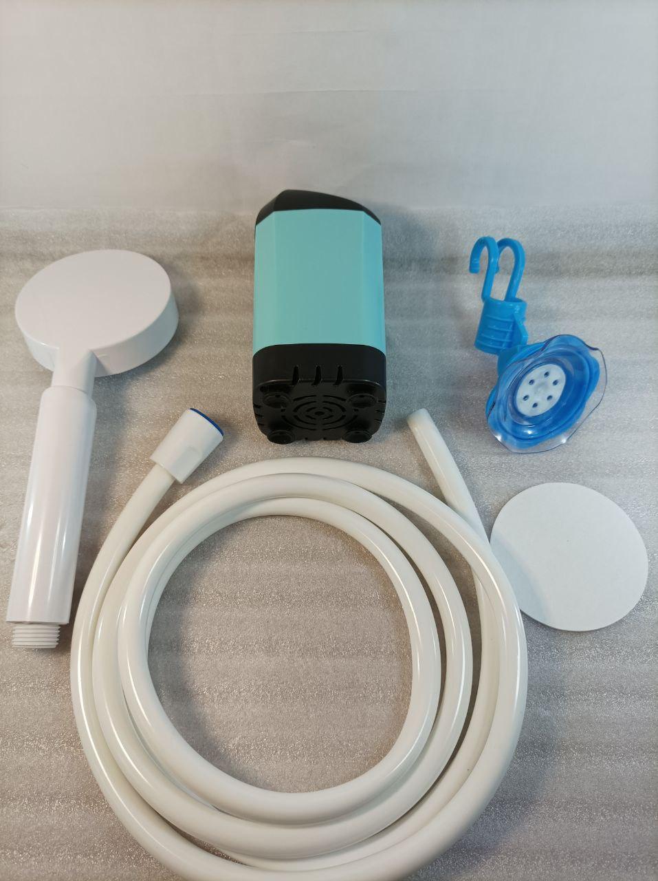 Душ портативный на Li-ion аккумуляторе 4400 мАч базовый комплект Бирюзовый (1771823805) - фото 5 Душ портативный на Li-ion аккумуляторе 4400 мАч базовый комплект Бирюзовый (1771823805) - фото 5