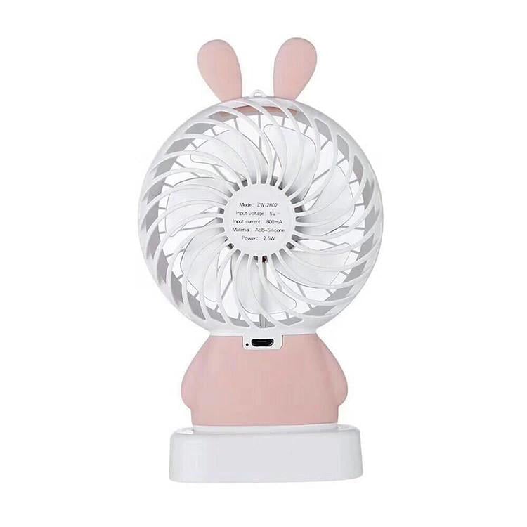 Настольный мини вентилятор SUNROZ Mini Fan с аккумулятором 800 mAh Rabbit USB Розовый (SUN0702) Настольный мини вентилятор SUNROZ Mini Fan с аккумулятором 800 mAh Rabbit USB Розовый (SUN0702)