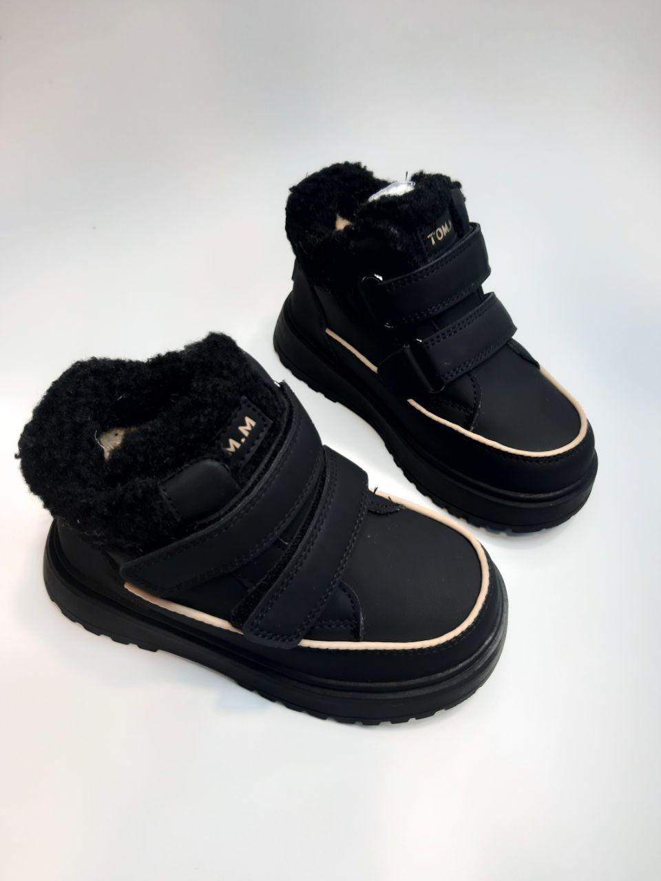 Ботинки зимние TOM.M для девочки р. 32 20,9 см Черный (11744 A black) - фото 3 Ботинки зимние TOM.M для девочки р. 32 20,9 см Черный (11744 A black) - фото 3