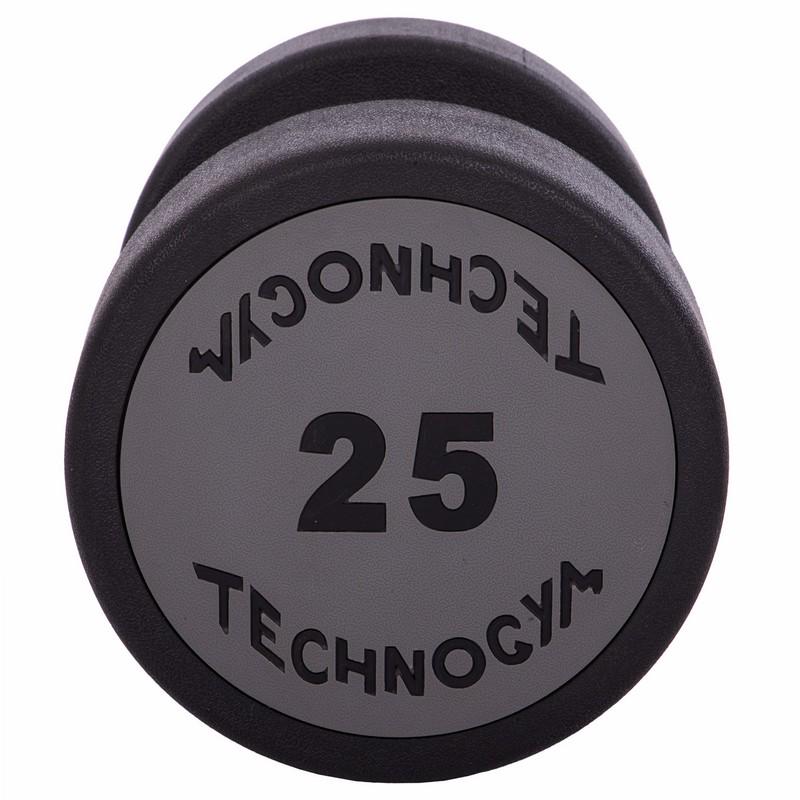 Гантель цельная профессиональная Zelart TECHNOGYM LN-1254-25 1 шт. 25 кг (DR002748) - фото 3
