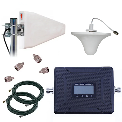 Підсилювач мобільного зв'язку та інтернету Tianjie 3020A з направленою конусною антеною та внутрішньою антеною (31375700)