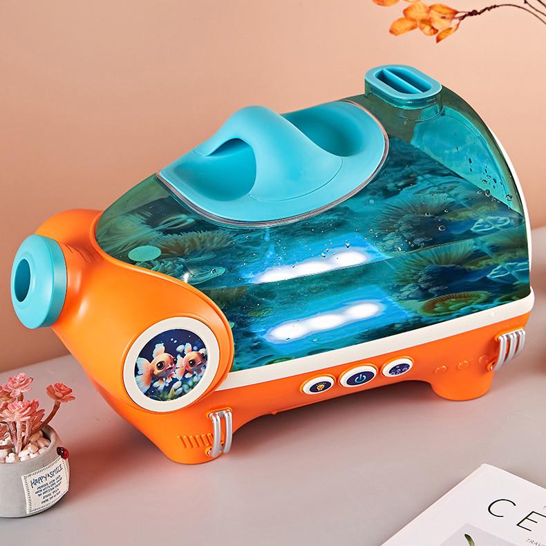 Акваріум для рибок настільний з компресором/підсвічуванням та аксесуарами акумуляторний (2446044317) - фото 5 Акваріум для рибок настільний з компресором/підсвічуванням та аксесуарами акумуляторний (2446044317) - фото 5