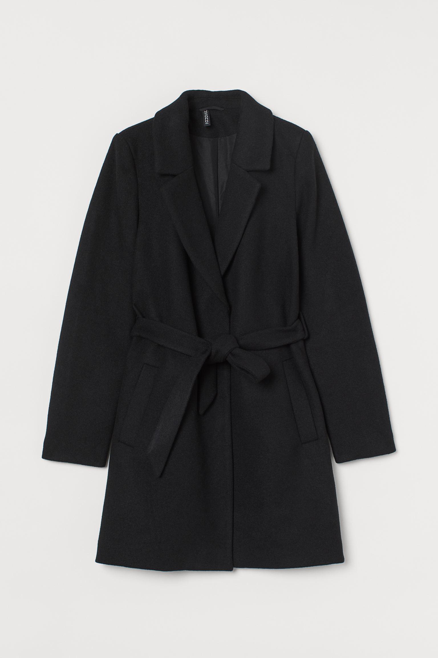 Пальто H&M XS Черный (11058761482)