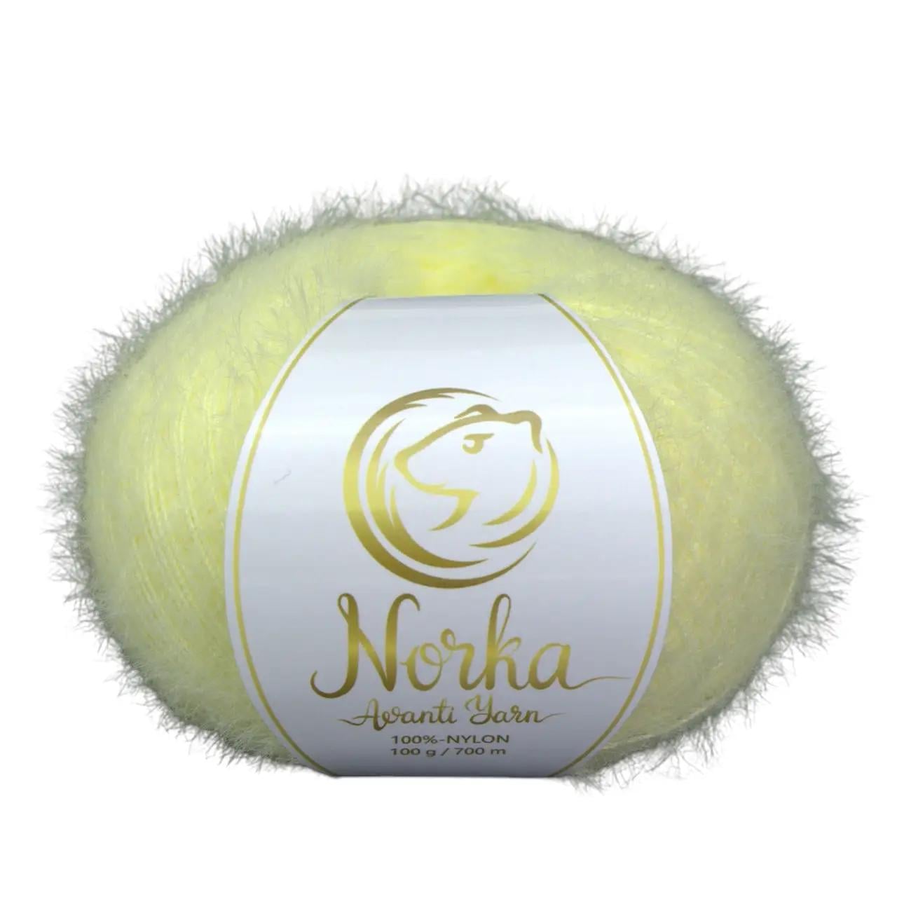 Пряжа Avanti Yarn Norka нейлон 100 г Блідо-жовтий №825 (2828405350)