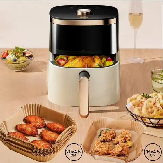 Набір квадратних форм пергаментних для аерогрилю і мультипечі 50 шт. 16/20 см (SAM-11120) - фото 6 Набір квадратних форм пергаментних для аерогрилю і мультипечі 50 шт. 16/20 см (SAM-11120) - фото 6