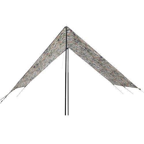 Туристический тент со стойками и оттяжками Tribe UTRT-104 3,0х3,0 м Камуфляж - фото 3