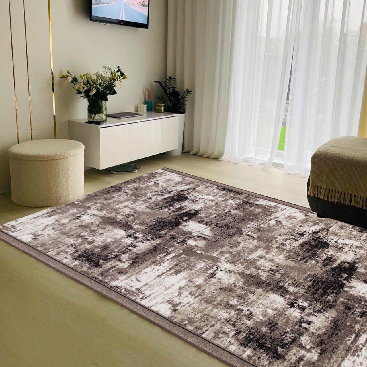 Ковер безворсовый на войлочной основе DAKARIA Print Run Эссен p13 1x1,5 м Коричневый/Бежевый (00-00018547) - фото 3 Ковер безворсовый на войлочной основе DAKARIA Print Run Эссен p13 1x1,5 м Коричневый/Бежевый (00-00018547) - фото 3