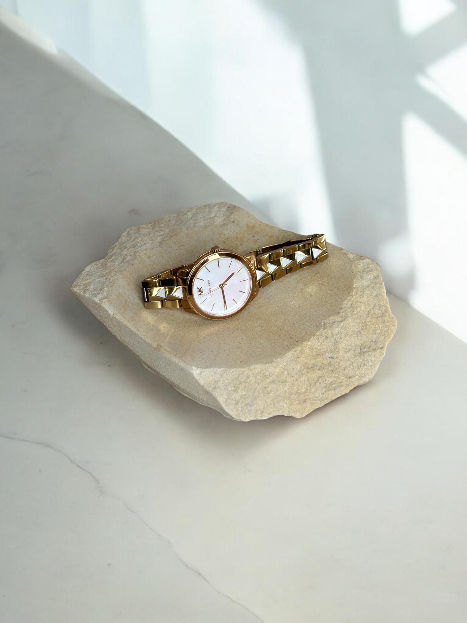 Мильничка з підставкою для прикрас з натурального піщаника бежевого L 3х14 см