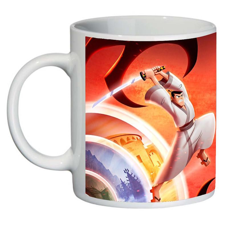 Чашка с принтом Самурай Джек 002 (2243005692)