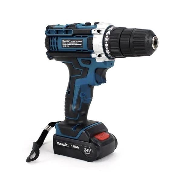 Шуруповерт Makita 550 DWE с насадками в кейсе 24V 5 Ah