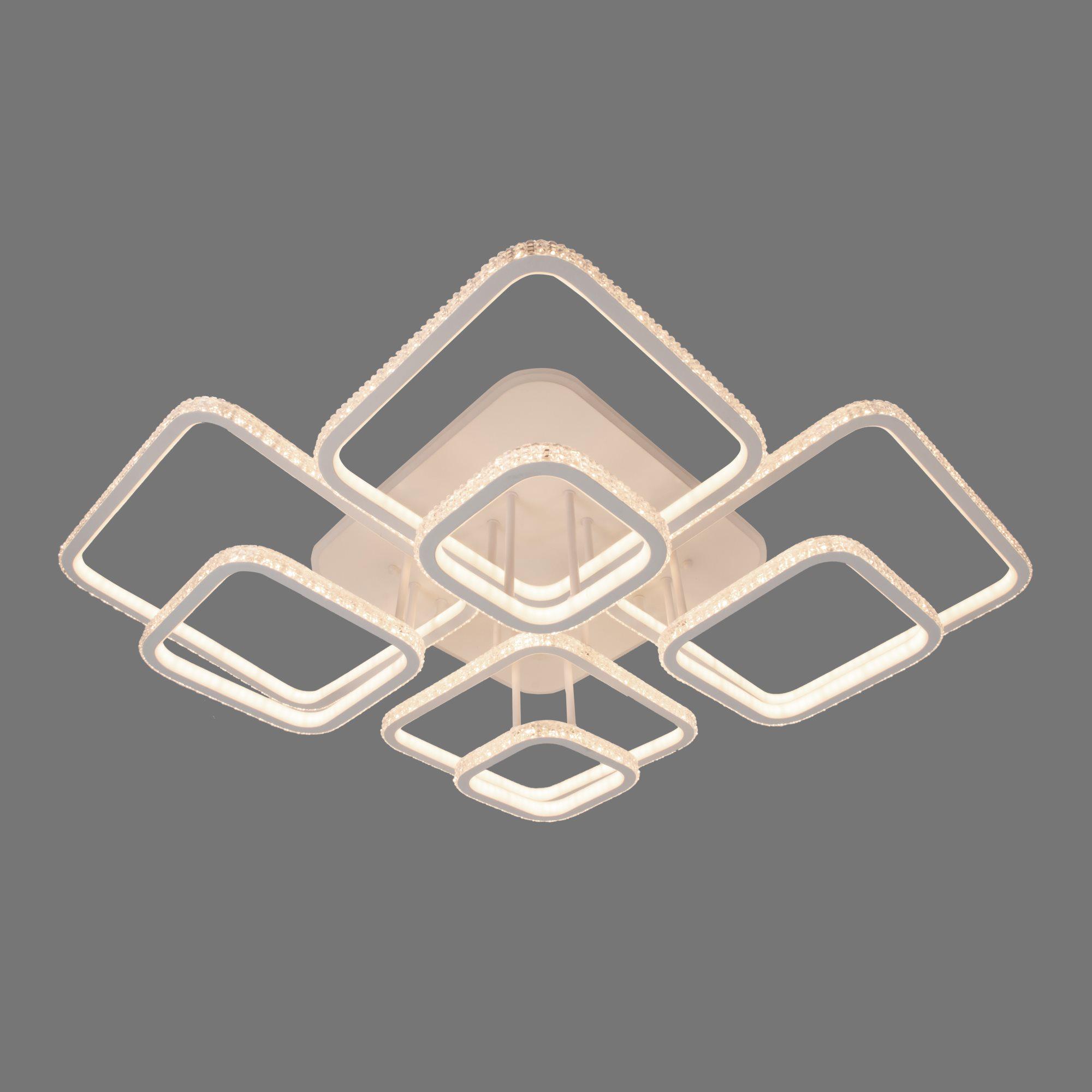 Люстра светодиодная DK5868B/8 WH RGB 552W+14W на 8 плафонов (000035873) - фото 3 Люстра светодиодная DK5868B/8 WH RGB 552W+14W на 8 плафонов (000035873) - фото 3