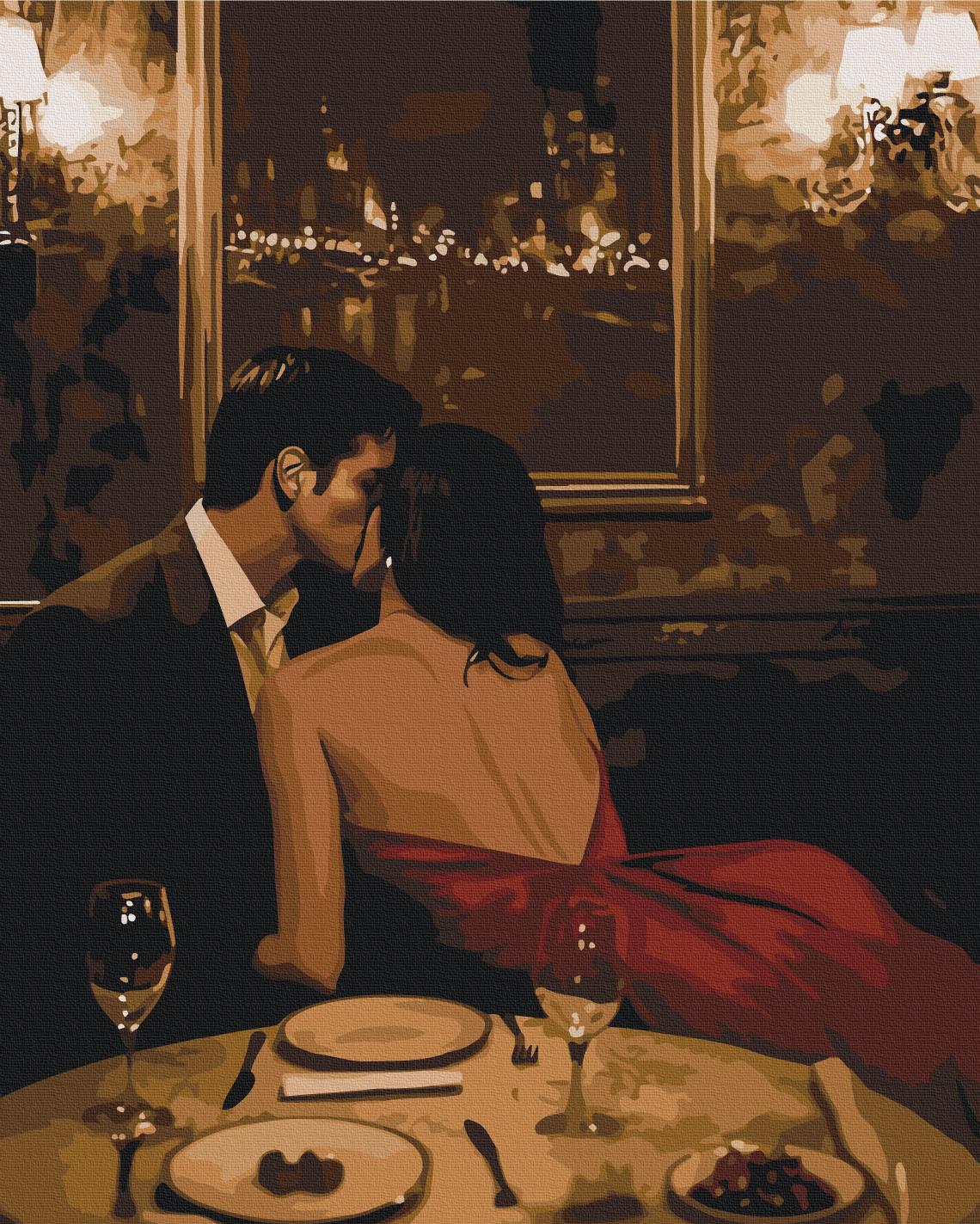 Картина по номерам Brushme В объятиях вечера 48x60 см (BS54347L)