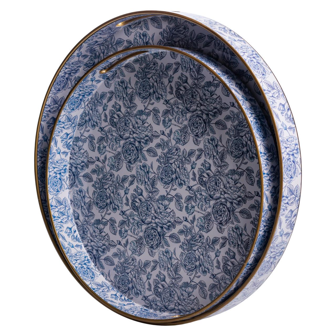 Набір круглих підносів для подачі їжі 2 шт. Ø 32,5/37 см (HP-HK-17) - фото 3 Набір круглих підносів для подачі їжі 2 шт. Ø 32,5/37 см (HP-HK-17) - фото 3