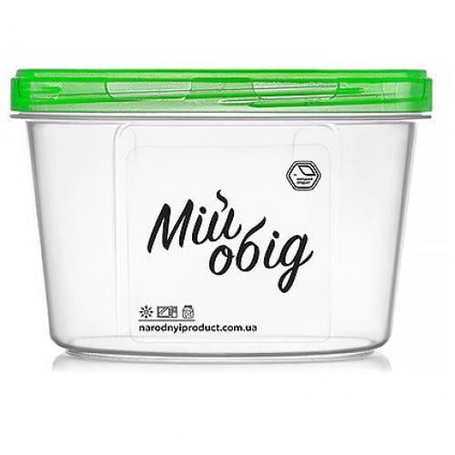 Контейнер пищевой Stenson с резьбой 1 л d 14х10 см (NP-81з)