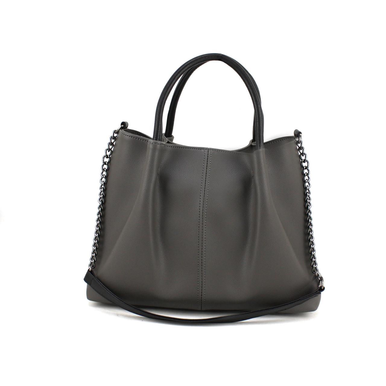 Сумка женская вместительная VOILA 0-5465245 из экокожи Серый