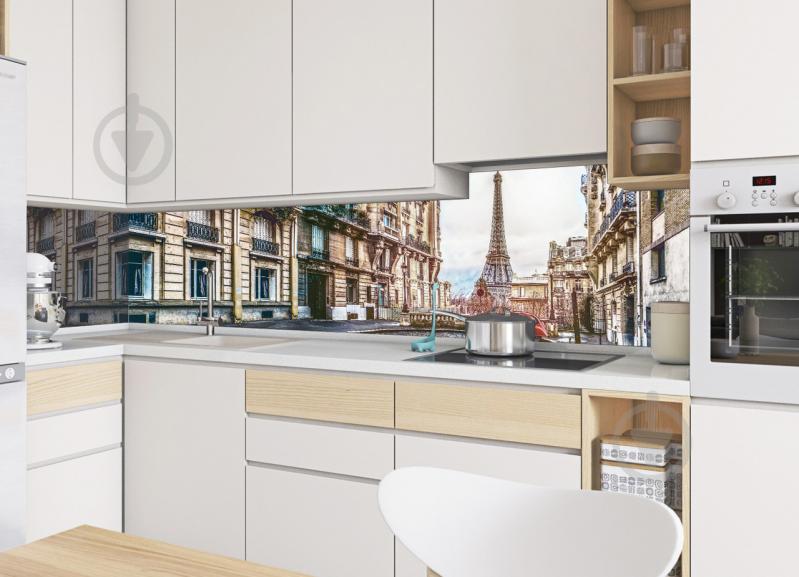 Наклейки для кухни Zatarga "Виды парижа " 600 х 2500 мм Коричневый (Z180127) Наклейки для кухни Zatarga "Виды парижа " 600 х 2500 мм Коричневый (Z180127)