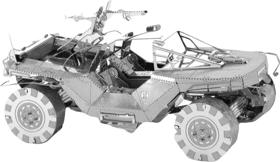 Пазл металлический 3D Unsc Warthog из вселенной HALO 7,8x4x3,8 см (2776) - фото 1