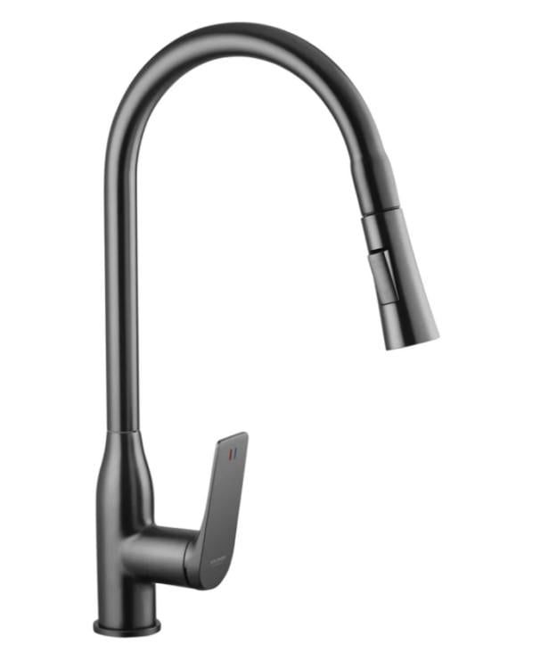 Смеситель для кухни с выдвижным изливом Kroner KRP Graz GRP030-T (60090)