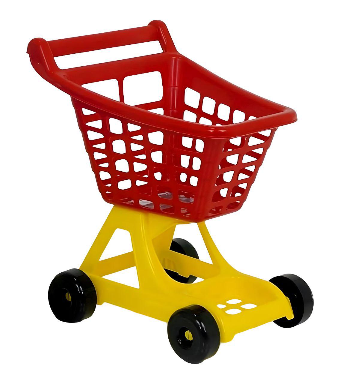 Детская игрушечная тележка для супермаркета Красный (51250) - фото 2 Детская игрушечная тележка для супермаркета Красный (51250) - фото 2