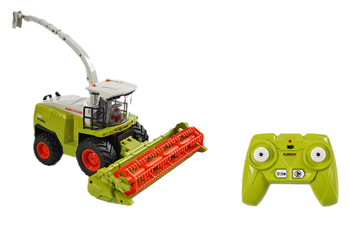 Комбайн на радіокеруванні 6611 звук/підсвічування/акумулятор 3,7V пульт 2,4GHz/USB-кабель/гумові колеса (158759)