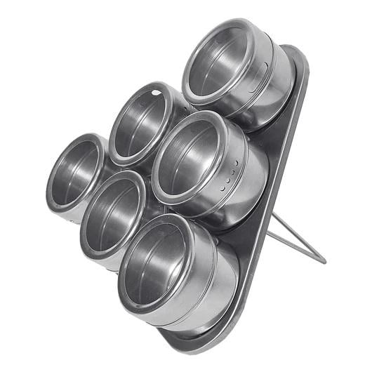 Набор для специй на магнитной подставке 6 шт.