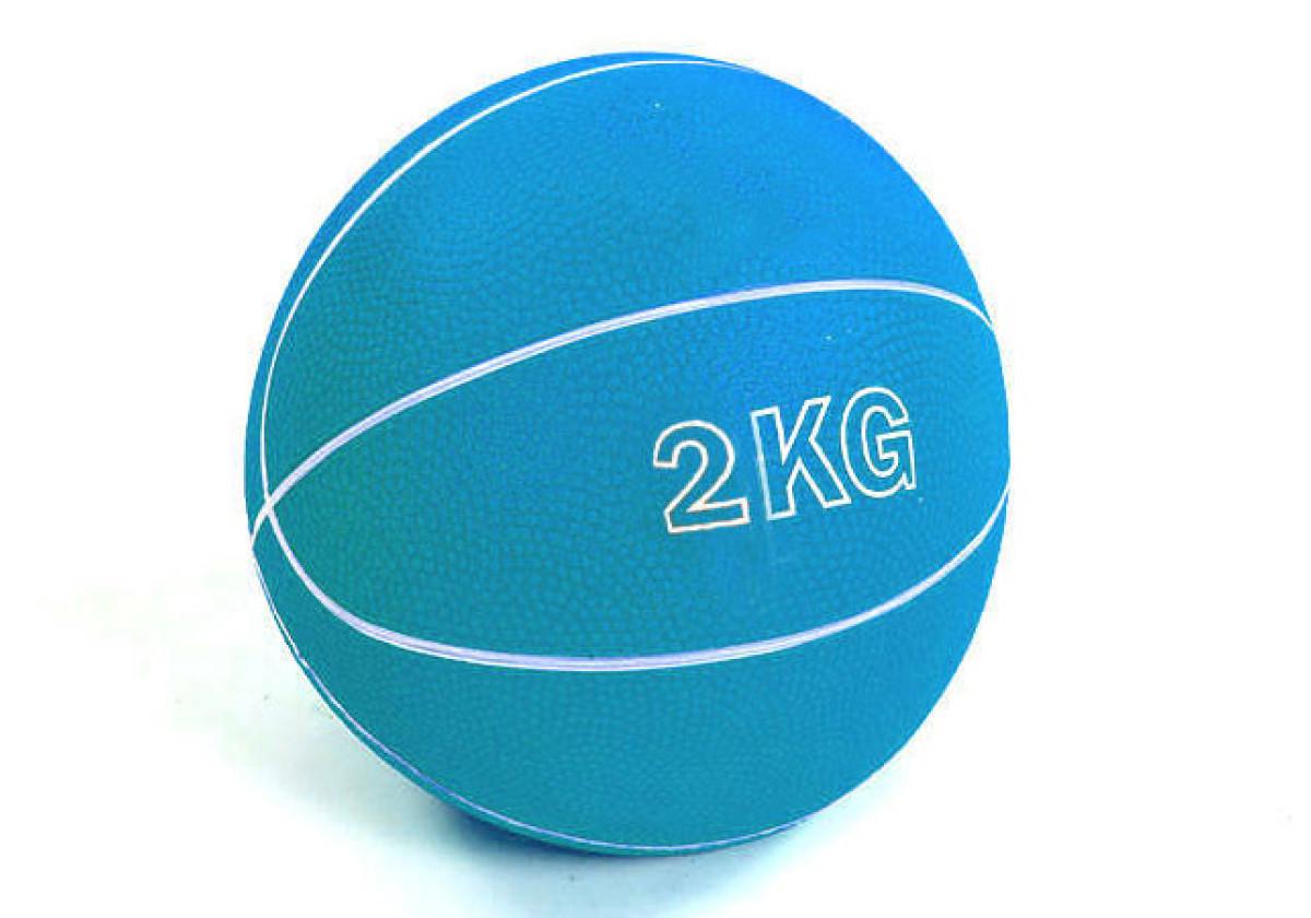 Медбол EasyFit MedicBall 2 кг Синий (EF-8407-2) Медбол EasyFit MedicBall 2 кг Синий (EF-8407-2)