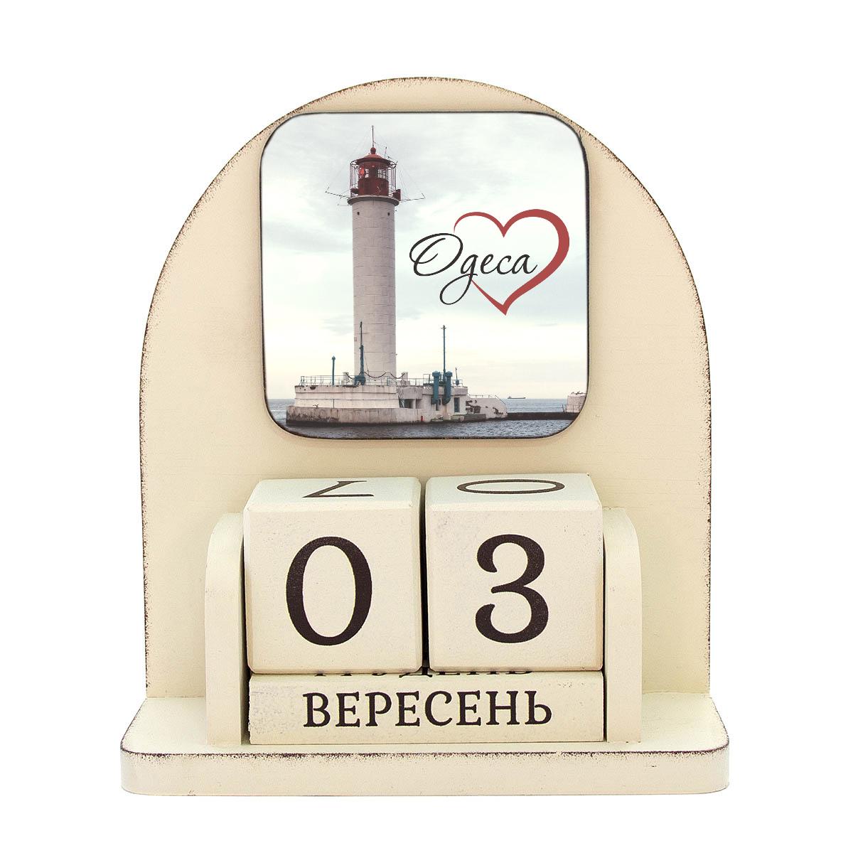 Настольный вечный календарь GrayCat "Одесса" 16x14x9 см