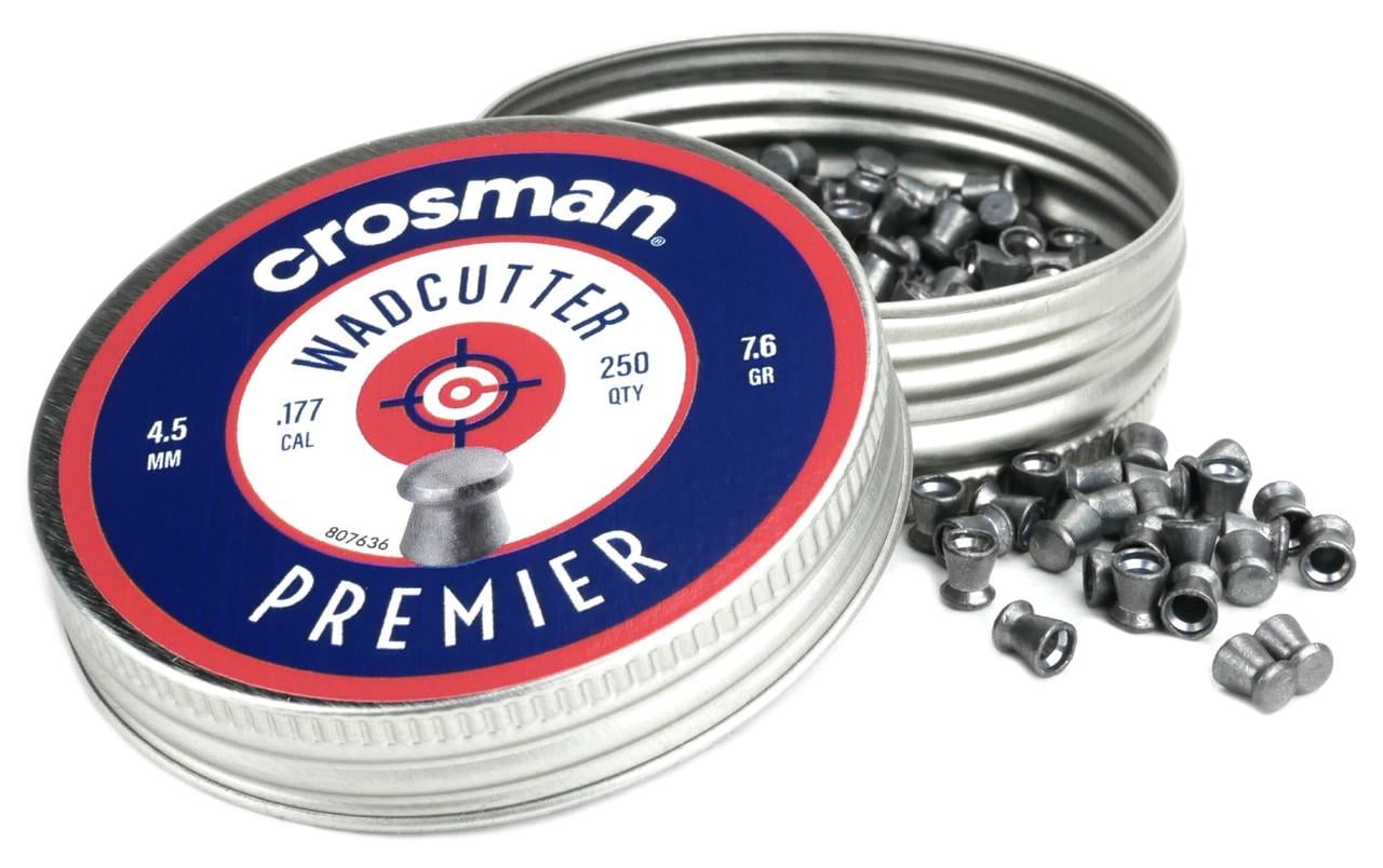 Пули Crosman Premier Wadcutter 4,5 мм/0,51 г/250 шт.