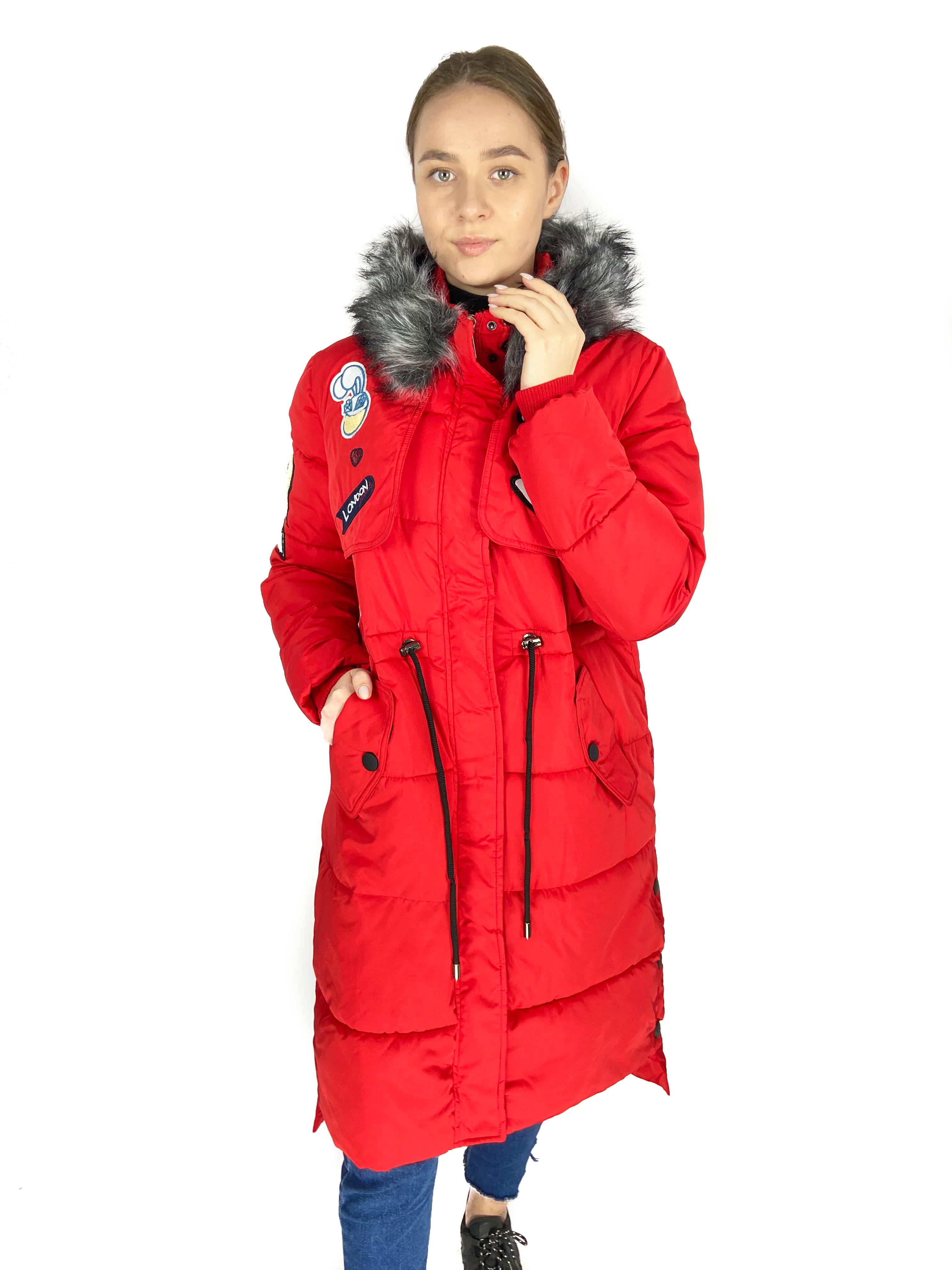 Парка женская зимняя XUECHENHAN L Красный