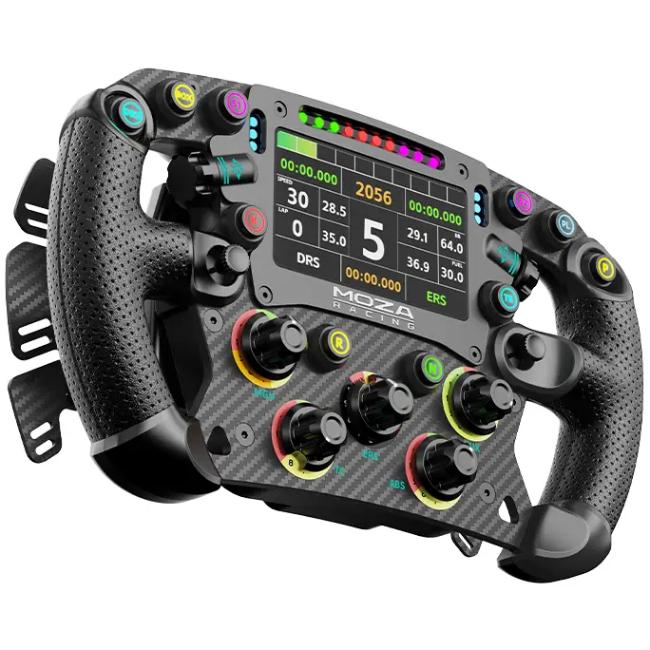Ігрове кермо Moza Racing FSR V2 Formula для PC 28 см 10кн R GB Black (RS068) - фото 2 Ігрове кермо Moza Racing FSR V2 Formula для PC 28 см 10кн R GB Black (RS068) - фото 2