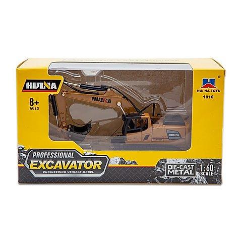 Машинка-экскаватор Hui Na Toys металлический карьерный (1810) - фото 6 Машинка-экскаватор Hui Na Toys металлический карьерный (1810) - фото 6