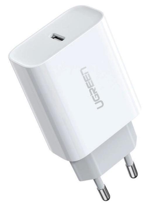 Зарядное устройство UGREEN CD127 USB Type-C Wall Charger PD QC4.0 30 W 3 A White (1866241358) - фото 1