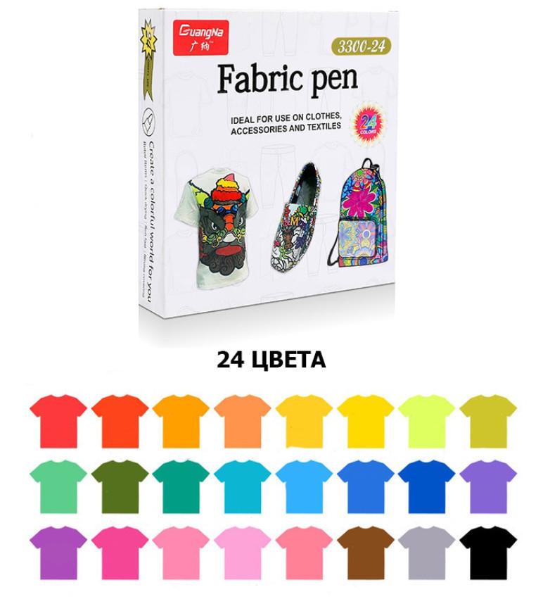 Набір маркерів YOVER для тканини 24 кольори - фото 5 Набір маркерів YOVER для тканини 24 кольори - фото 5