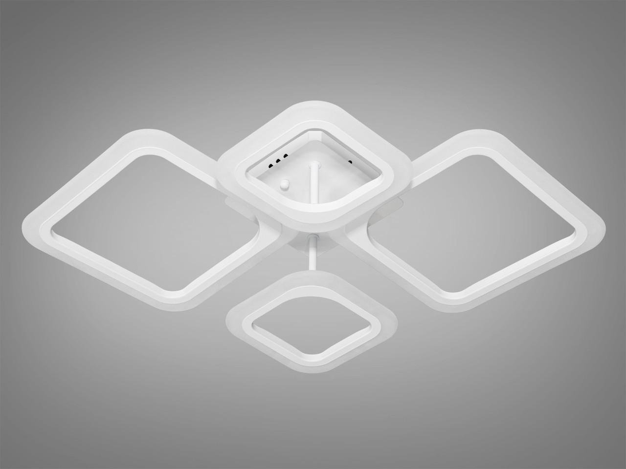 Люстра LED в детскую с димером A8060-2+2WHDIM-LS 52W на 8 м2 Белый (2580315122) - фото 4