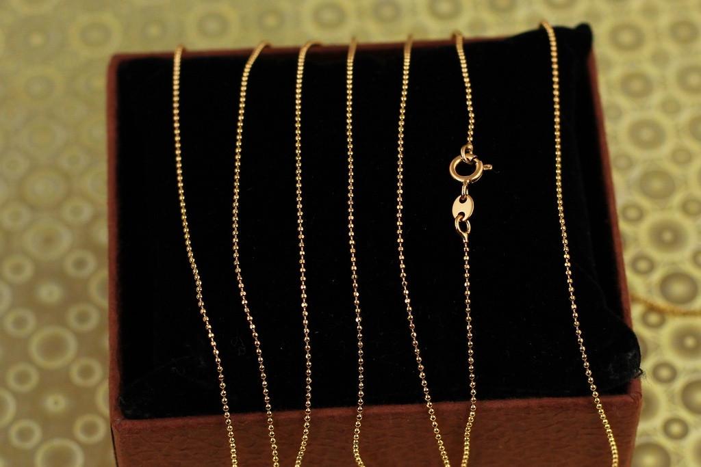 Цепь Xuping Jewelry жемчужина 50 см 1 мм Золотистая (2589022040)