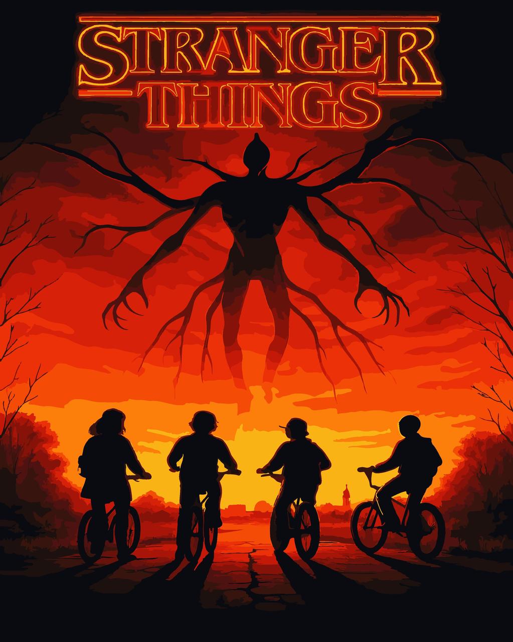 Картины по номерам Artissimo PN3801Очень странные дела полотно на подрамнике 40x50 см (2802833755)