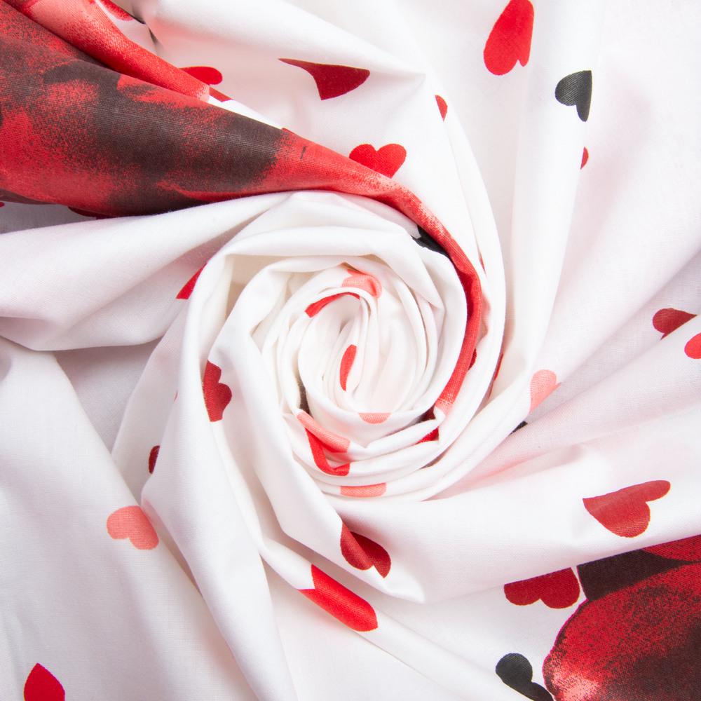 Тканина бязь ранфорс для постільної білизни Любава 130 гр/м2 240 см Бордо (4.23736/2)