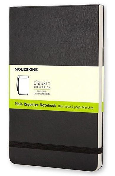 Блокнот Moleskine Reporter средний Черный (QP518)