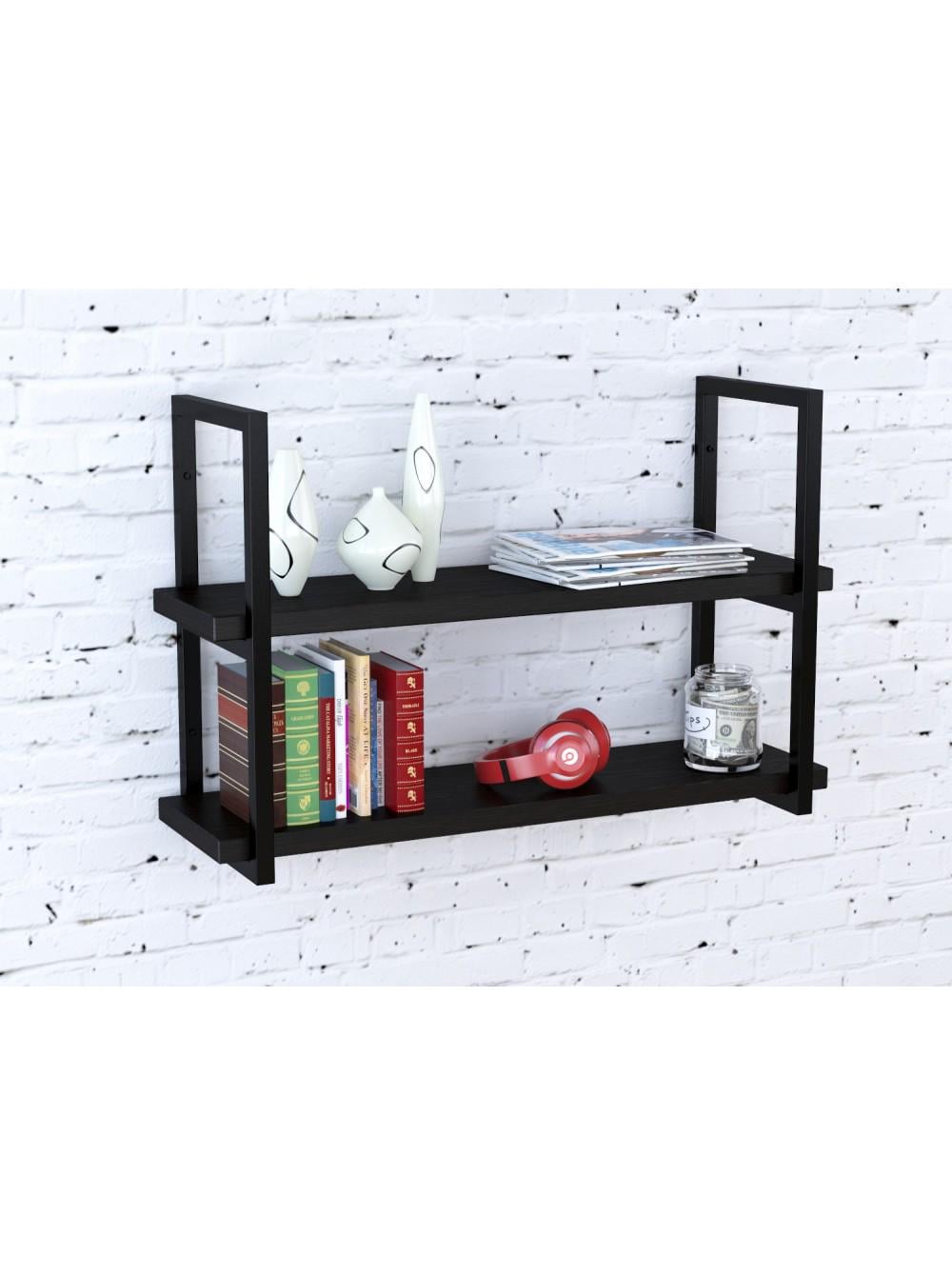 Полка MSM PL-2-32 Loft Черный (92414-1)