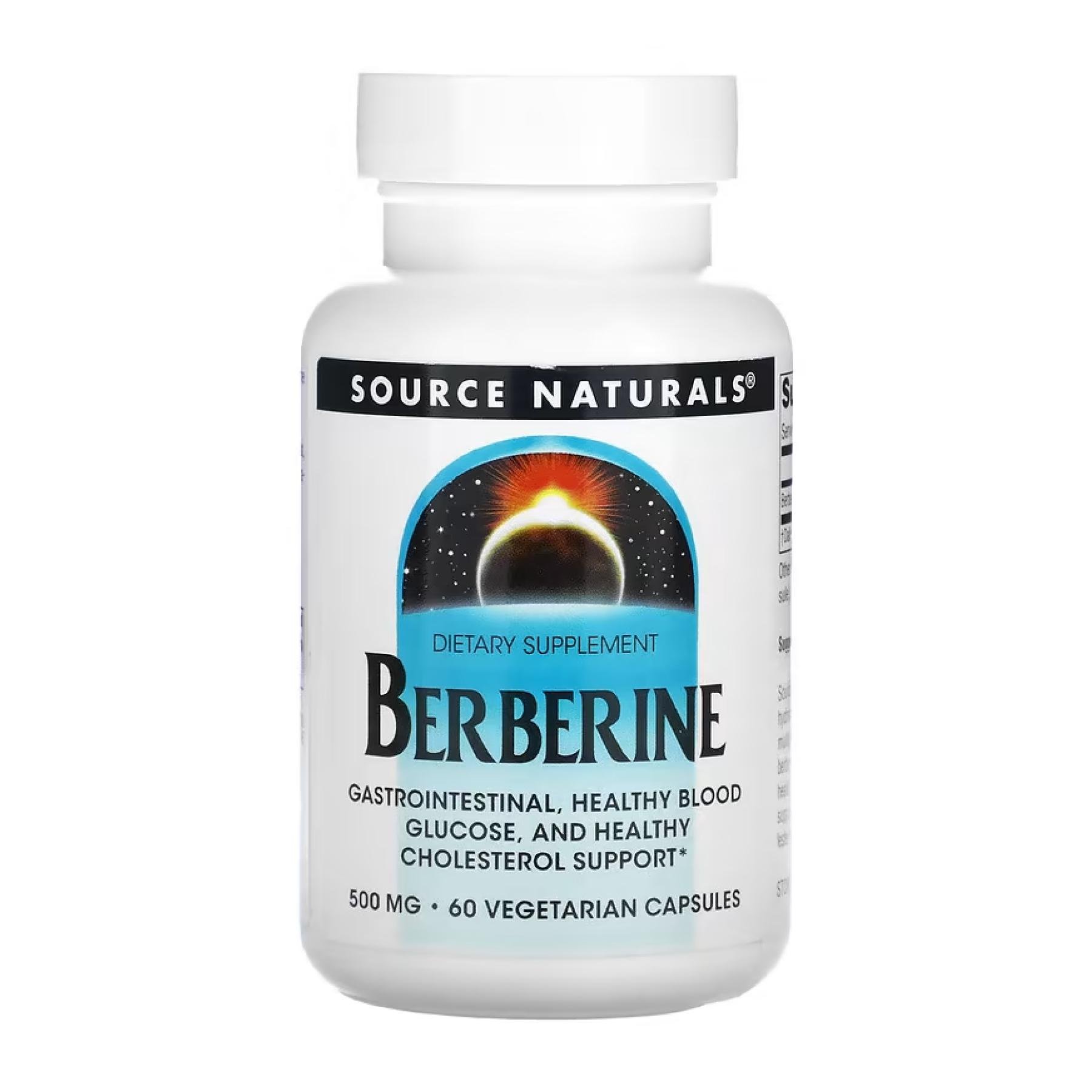 Берберин Source Naturals Berberine 500 мг 60 кап.