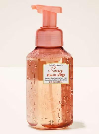 Мыло-пена для рук Bath & Body Works Snowy Peach Berry Gentle & Clean Foaming Hand Soap 259 мл (667659420049)