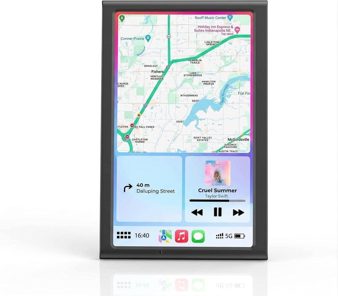 Экран для авто Krunia с Apple CarPlay и Android Auto 7" портативный
