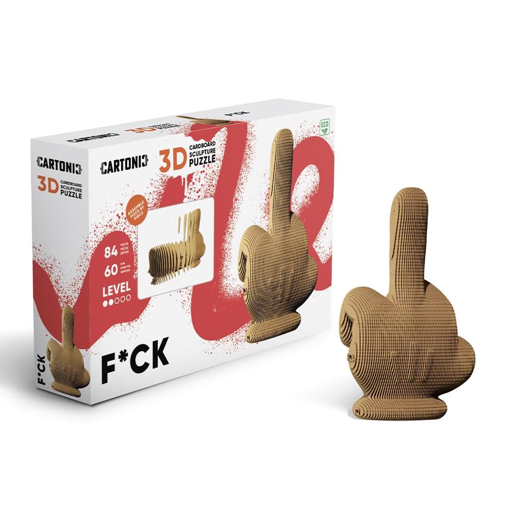 Пазл-конструктор 3D картонный Cartonic 3D Puzzle FxCK Палец (33394458)