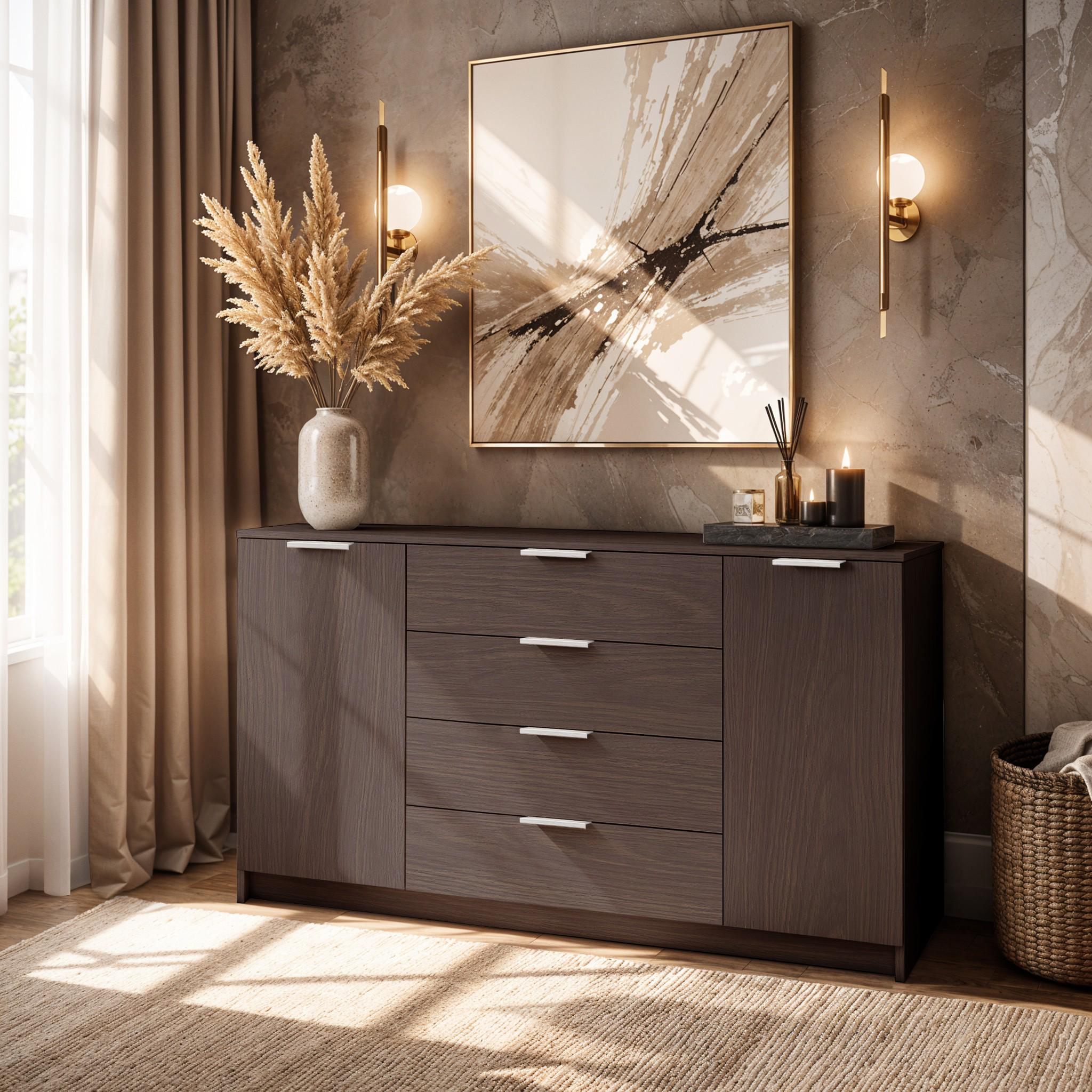 Комод Standart 4+2 1250х350х810 мм Венге Магия Комод Standart 4+2 1250х350х810 мм Венге Магия
