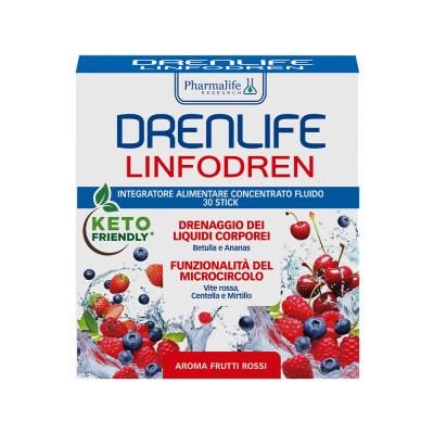 Добавка диетическая Drenlife Лимфодренаж Красные фрукты 30 стиков/10 мл (214719)