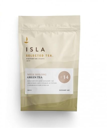 Чай зелений ISLA Молочний улун №14 100 г