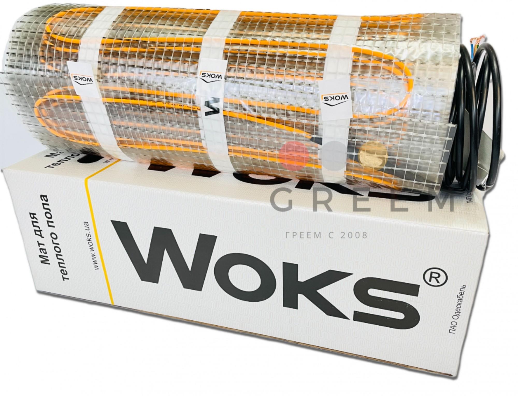 Тепла підлога електрична Woks 160 Вт/м2 3,5 м2