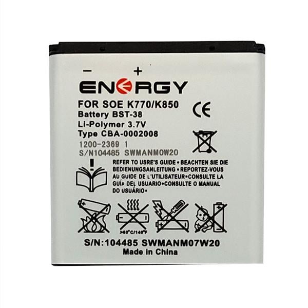 Аккумулятор iENERGY для SONY ERICSSON BST-38 (930 mAh) Аккумулятор iENERGY для SONY ERICSSON BST-38 (930 mAh)